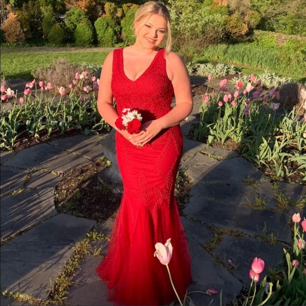 NWT size 12 cachet prom dress